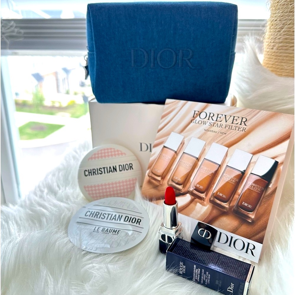 Dior Denim Bag & Le Baume